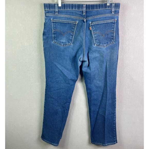 Vintage Levi’s 547 Orange Tab Action Jeans Mens 38 x 31 Blue Pants Medium Wash - Picture 8 of 12